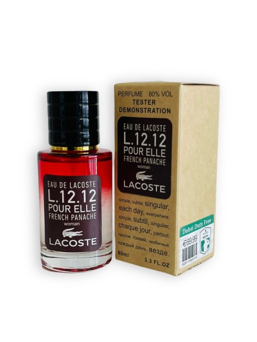Тестер DutyFree 60 мл Lacoste Eau de Lacoste L.12.12 Pour Elle French Panache