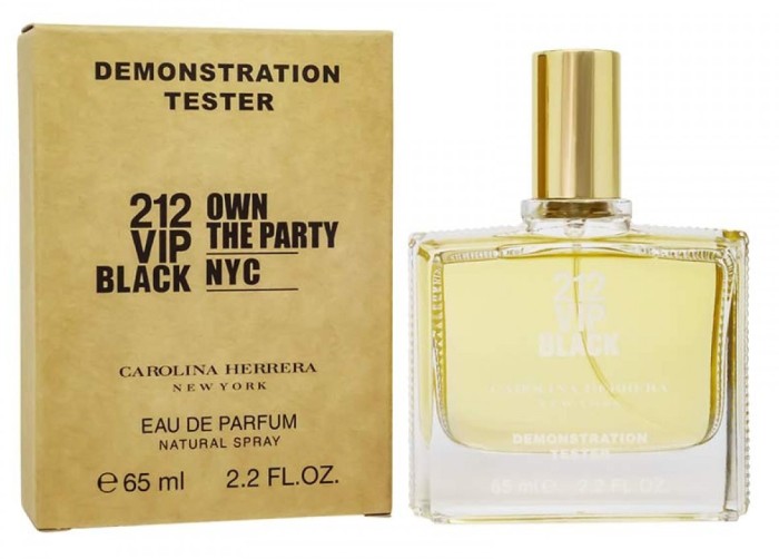 Тестер Carolina Herrera 212 VIP Black For Men 65 мл (ОАЭ)