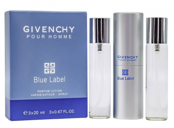 Набор Мини 3x20 мл - Givenchy Pour Homme Blue Label