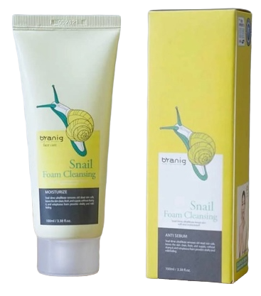 Пенка для умывания Branig Snail Foam Cleansing 100 мл (Оригинал)
