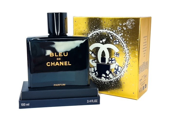 Chanel Bleu De Chanel Parfum 2018 (золотой) 100 мл (в подарочной упаковке)