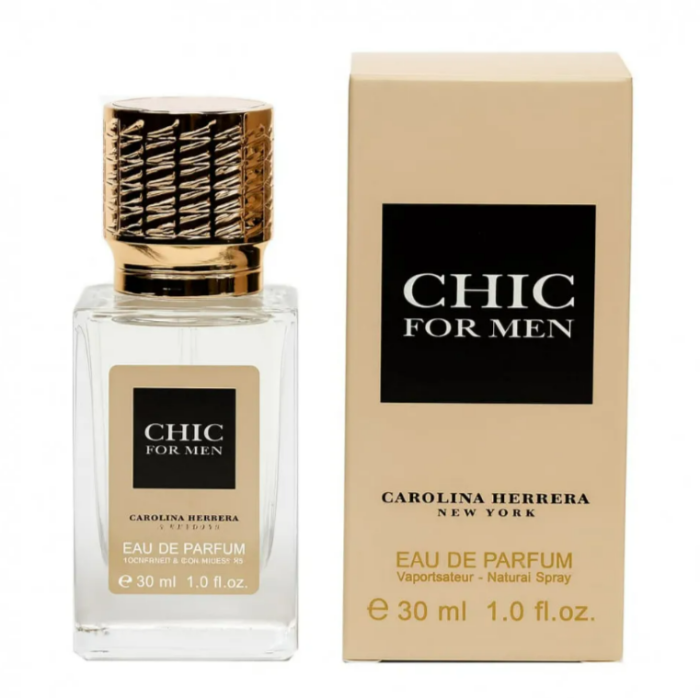 Мини-парфюм 30 мл ОАЭ Carolina Herrera Chic For Men
