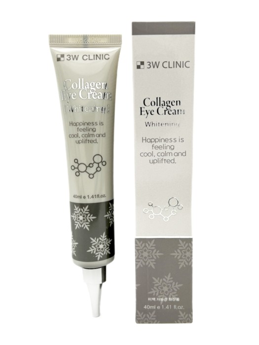 Крем для век с коллагеном осветляющий 3W Clinic Collagen Eye Cream 40 мл