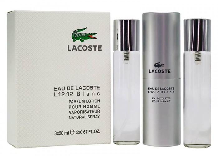 Набор Мини 3x20 мл - Lacoste Eau De Lacoste L.12.12 Blanc