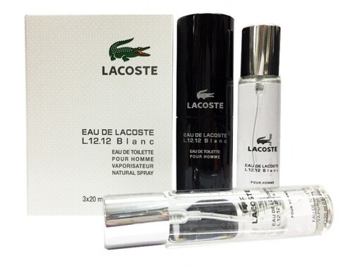 LACOSTE EAU DE LACOSTE L.12.12 BLANC - НАБОР MINI 3Х20 мл