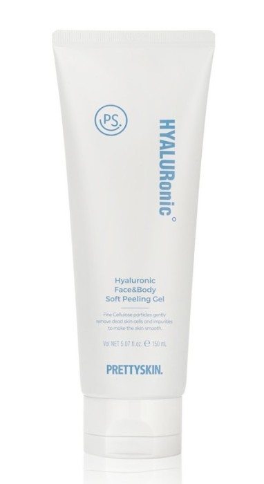 Мягкая пилинг-скатка для лица и тела с гиалуроновой кислотой Pretty Skin Hyaluronic Face & Body Soft Peeling Gel 150 мл