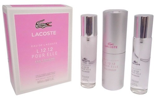 LACOSTE L.12.12 POUR ELLE EAU FRAICHE- НАБОР MINI 3Х20 мл