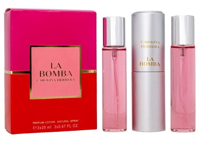 Набор Мини 3x20 мл - Carolina Herrera La Bomba