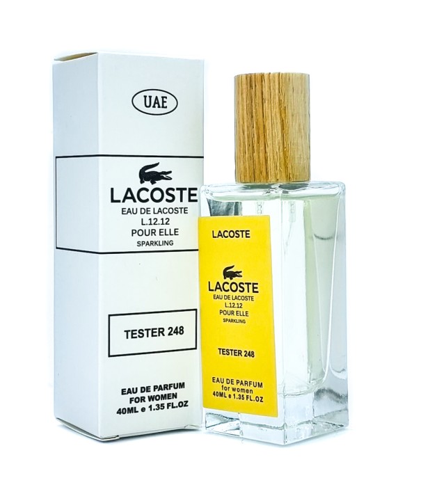 Тестер 40 мл UAE № 248 Lacoste Eau de Lacoste L.12.12 Pour Elle Sparkling