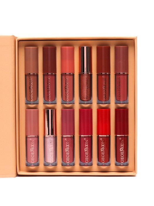 Набор жидких матовых помад Gegemoon Thanks For The Love Lip Set 12 шт
