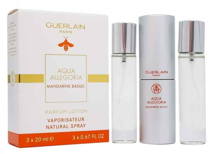 Набор Мини 3x20 мл - Guerlain Aqua Alleqoria Mandarine Basilic