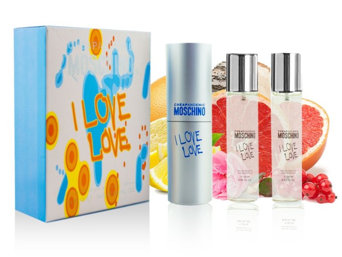 Moschino Cheap & Chic I Love Love - НАБОР MINI 3Х20 мл
