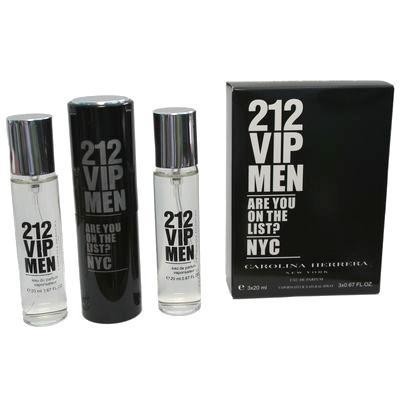 CAROLINA HERRERA "212 VIP MEN" - НАБОР MINI 3Х20 мл