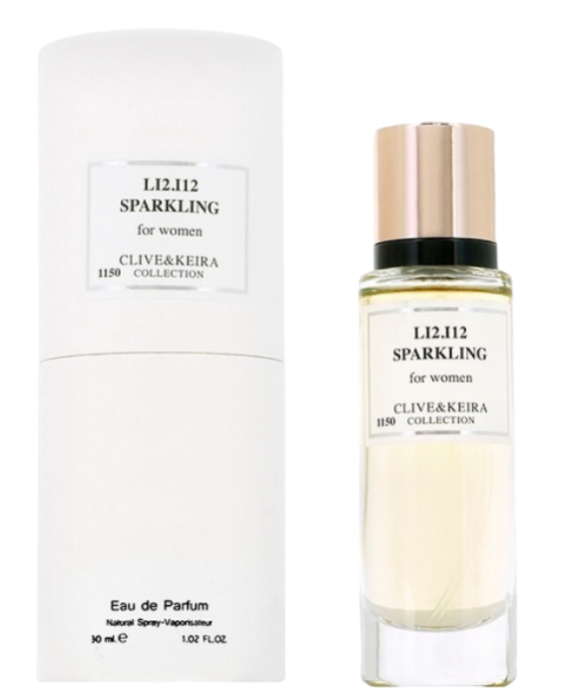 Clive &amp; Keira 1150 L12.L12 Sparkling (Lacoste Eau de Lacoste L.12.12 Pour Elle Sparkling) 30 ml