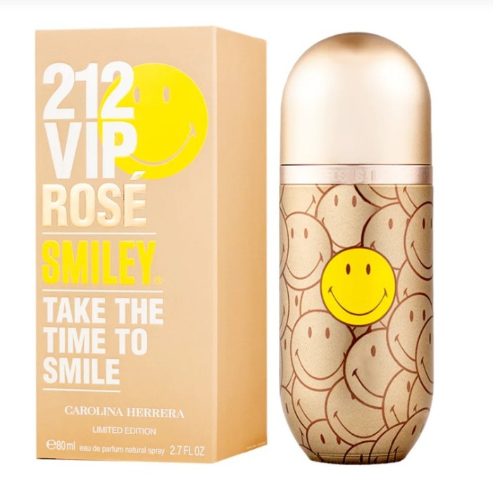 Парфюмерная вода Carolina Herrera 212 VIP Rose Smiley