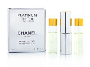 CHANEL EGOISTE PLATINUM POUR HOMME-НАБОР 3Х20 мл