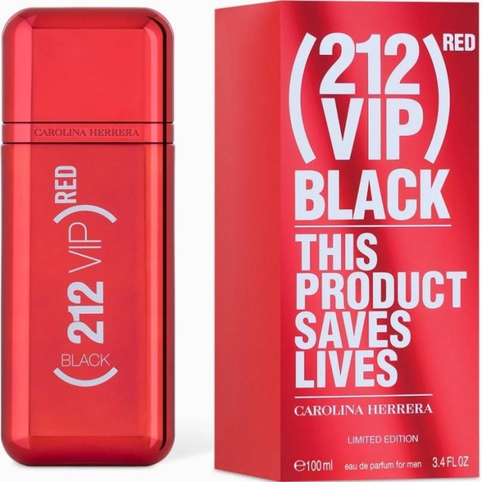 Парфюмерная вода Carolina Herrera 212 VIP Black Red 100 мл