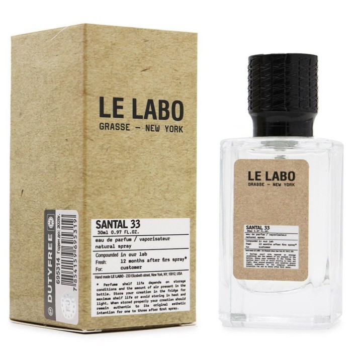 Мини-парфюм 30 мл ОАЭ Le Labo Santal 33