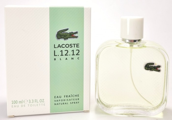 Туалетная вода Lacoste L.12.12 Blanc Eau Fraiche 100 ml